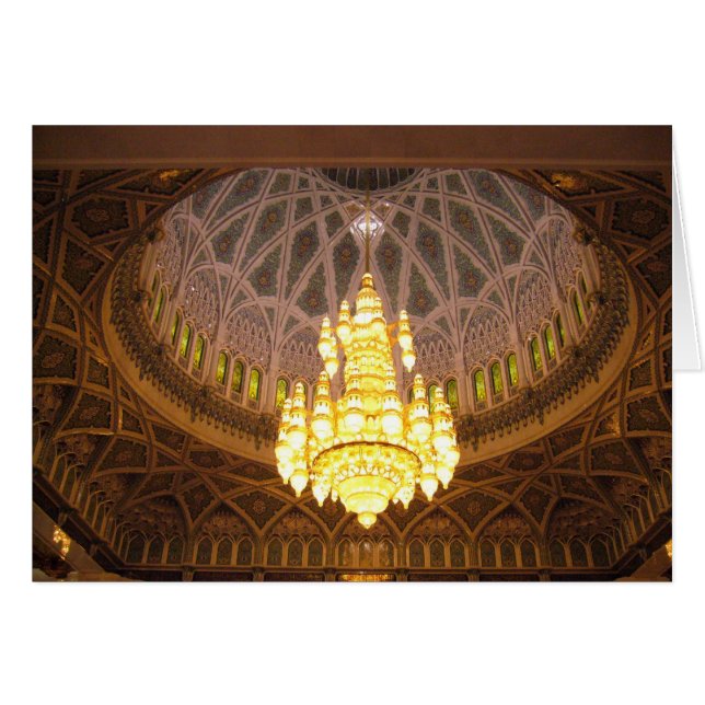 Cartão swarowski chandelier (Frente Horizontal)