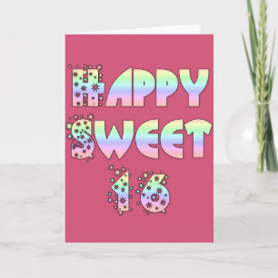 Cartão Sweet 16, à venda !