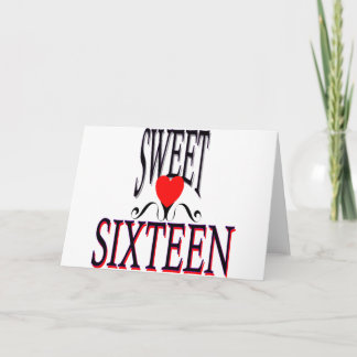 Cartão Sweet 16 Birthday Gear