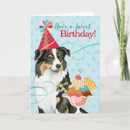 Cartão Sweet Birthday Aussie