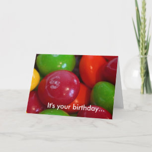 Cartão "Sweet" birthday card