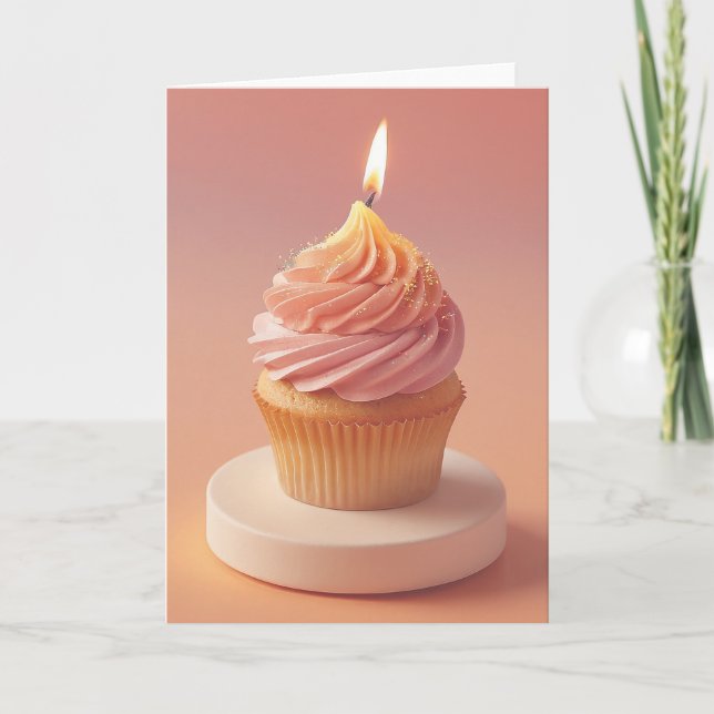 Cartão Sweet Celebration for a Birthday Star (Frente)