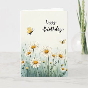 Cartão Sweet Daisy Meadow