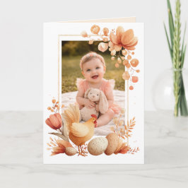 Cartão Sweet Easter Photo Card for Grandma and Grandpa