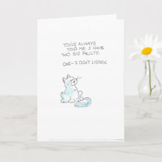 Cartão sweet husband card