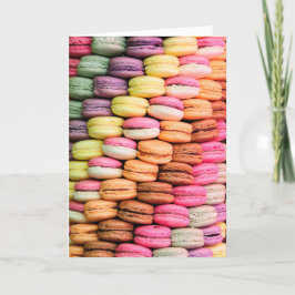 Cartão Sweet Macarons Happy Birthday
