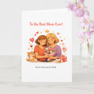 Cartão Sweet Mother's Day Card – To the Best Mom Ever