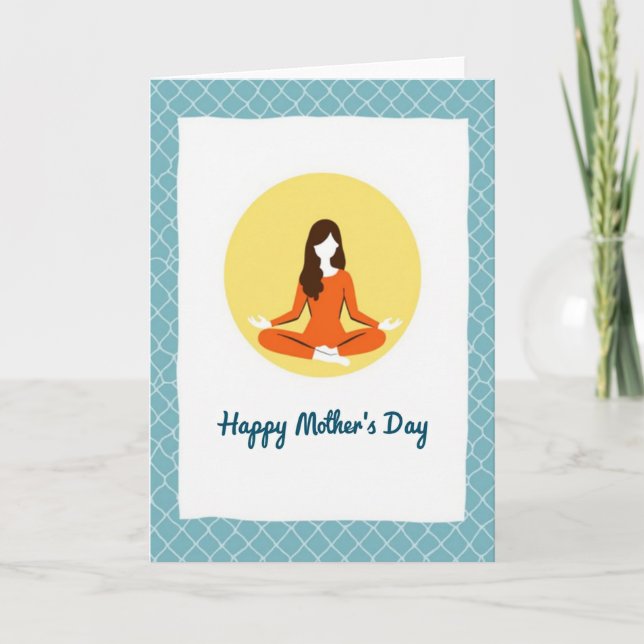 Cartão Sweet Mothers Day Sun Glow Card (Frente)