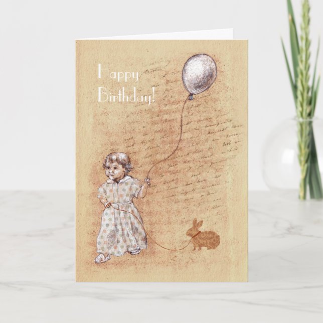 Cartão Sweet Old Memory Custom Birthday Card (Frente)