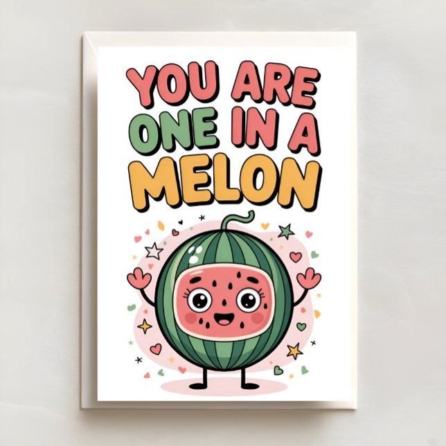 Cartão Sweet One in a Melon Birthday Card (Criador carregado)