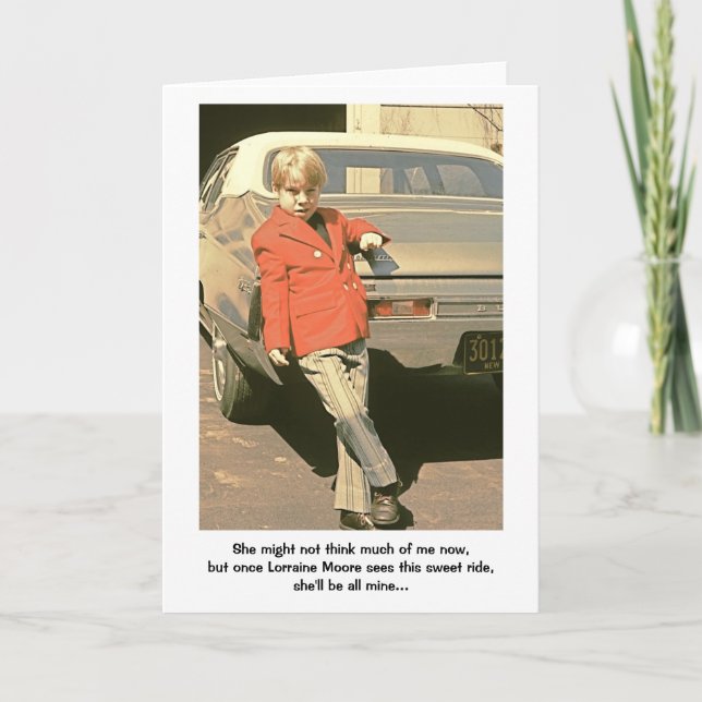 Cartão Sweet Ride (Frente)