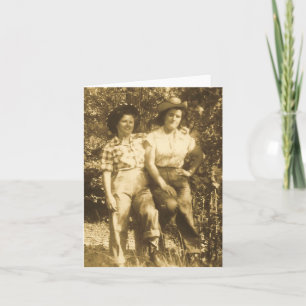CARTÃO SWEETHEARTS OF THE RODEO NOTECARD