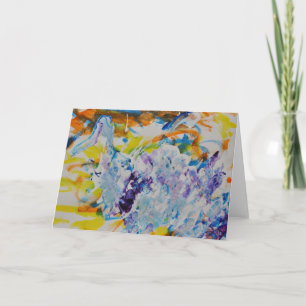 Cartão "Swimming Upstream" Greeting Card