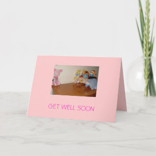 Cartão swine flu, GET WELL SOON