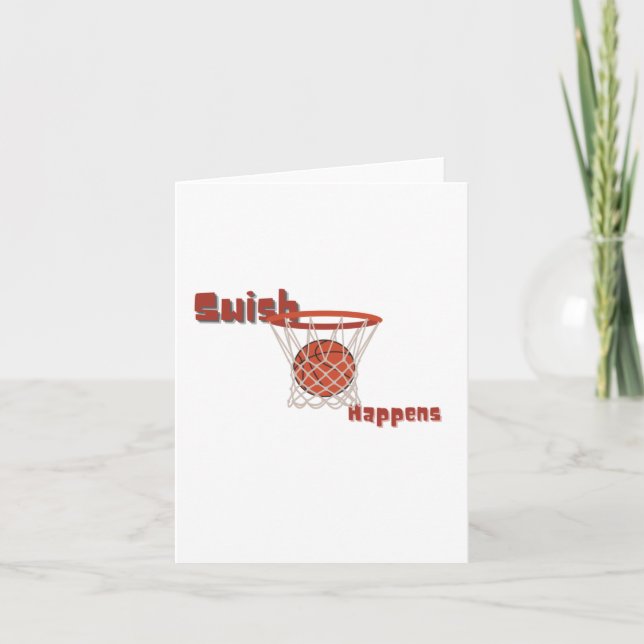 Cartão Swish Happens Basball Design (Frente)