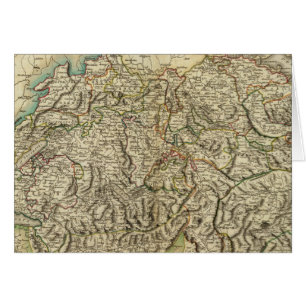 Cartão Swisserland - Mapa do Atlas Suiça