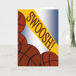 Cartão Swoosh! Basketball Success Congrats