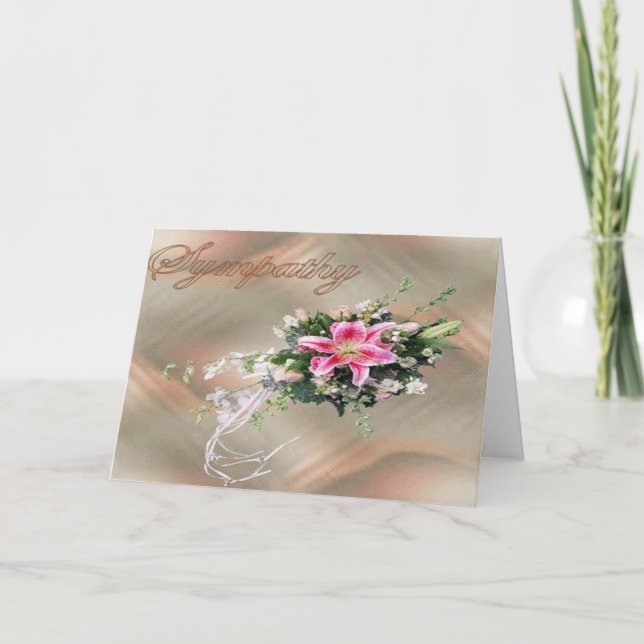 Cartão Sympathy Bouquet (Frente)