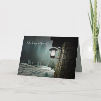 Cartão Sympathy Card