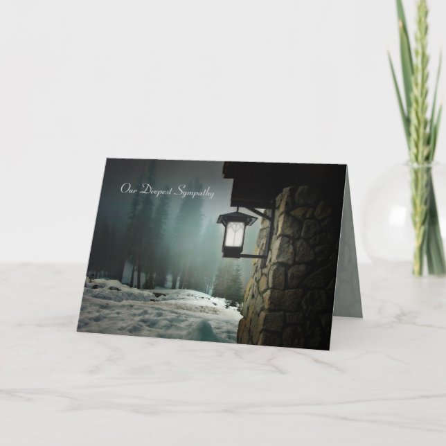 Cartão Sympathy Card (Frente)