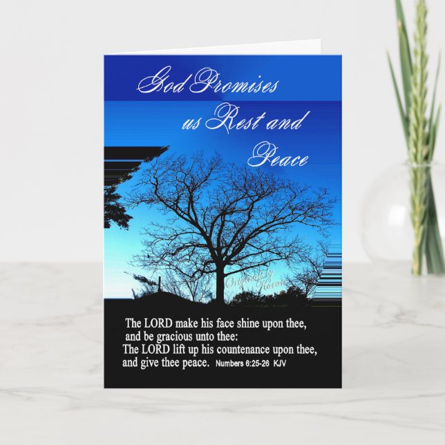 Cartão Sympathy Card (Frente)