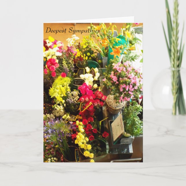 Cartão Sympathy Card (Frente)