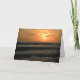 Cartão Sympathy Card