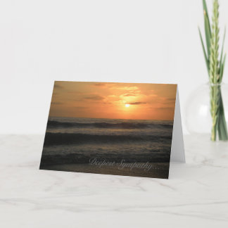 Cartão Sympathy Card