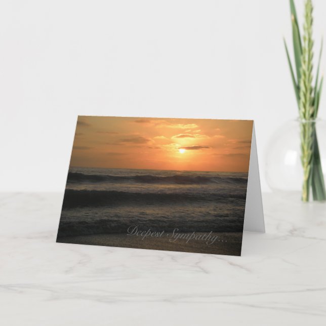 Cartão Sympathy Card (Frente)