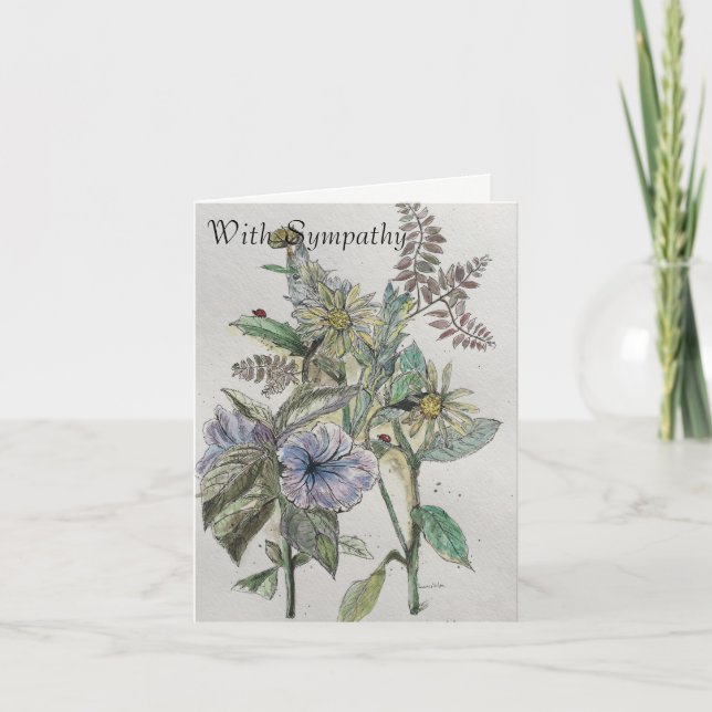 Cartão Sympathy Card (Frente)