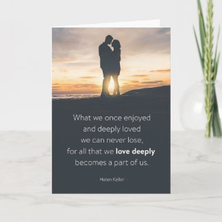 Cartão Sympathy Card "Deeply Loved" Condolence Wishes