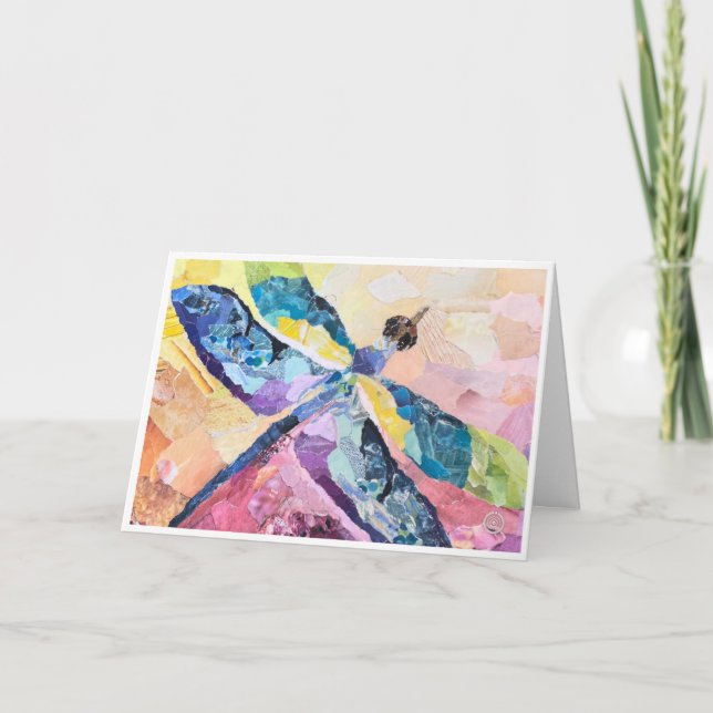 Cartão Sympathy Card Featuring a Dragonfly (Frente)