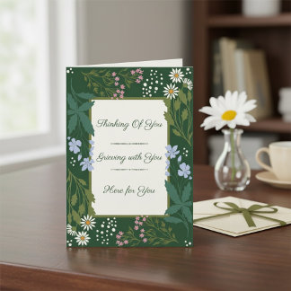 Cartão Sympathy & Grief Support Card | Thinking of You
