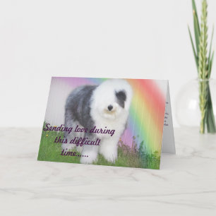 Cartão Sympathy - Loss of a pet