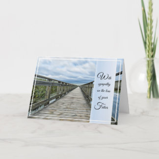 Cartão Sympathy on the Loss of Your Father Card