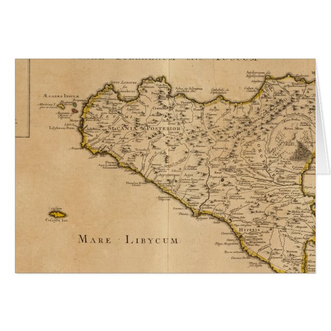 Cartão Syracuse e Itália (Frente Horizontal)