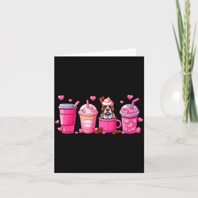 Cartão T Bull Inside Cup Coffees Lover Valentine's Day He (Frente)