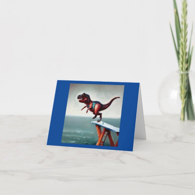 Cartão T Mergulho por Rex (Frente)