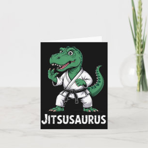 Cartão T Rex Jiu Jitsu Brasileiro Engraçado Para Homens M
