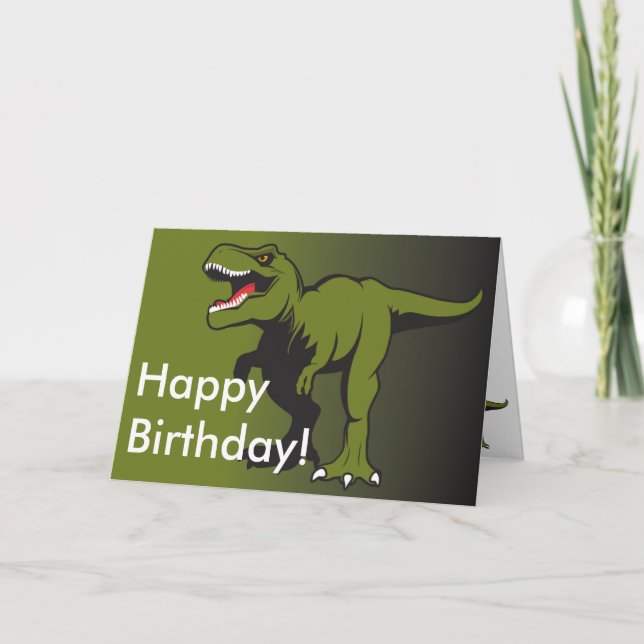 Cartão T-Rex Personalized items (Frente)