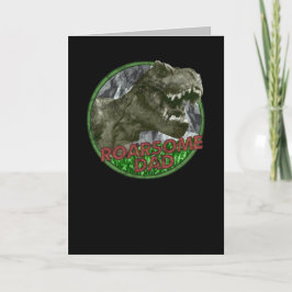 Cartão T-rex Roarsome Dad Retro
