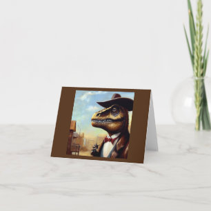 Cartão T Rex Sheriff