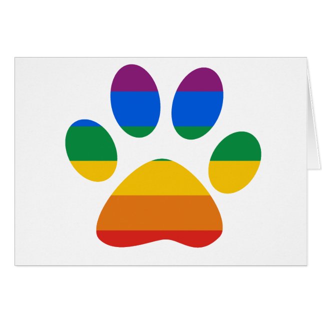 Cartão T-shirt do orgulho gay (Frente Horizontal)