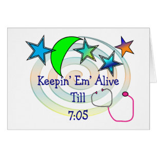 Cartão T-shirt e presentes engraçados da enfermeira