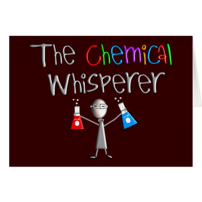 Cartão T-shirt & presentes do humor dos químicos (Frente Horizontal)