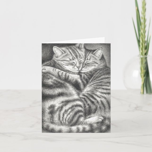 CARTÃO TABBY CAT AFFECTION (Frente)