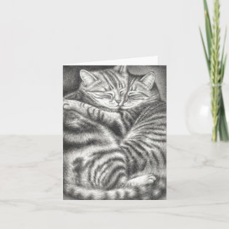 CARTÃO TABBY CAT AFFECTION