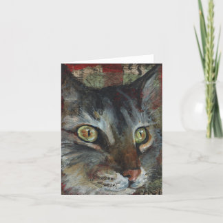 Cartão Tabby Cat Greeting Card