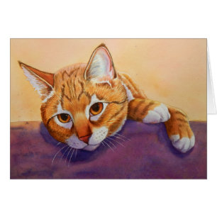 Cartão Tabby Cat Regs