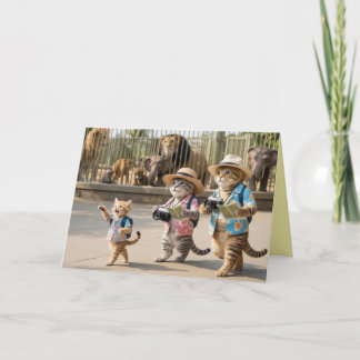 Cartão Tabby Zoo Card